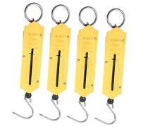 Alipis 4 pièces Balance Mécanique Portable à Ressort Lot de Pèse Bagage Compact pour Maison et Voyage sans Batterie Facile à Transporter
