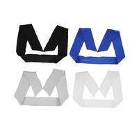 Alipis 4 Pièces Bandeaux de Sport Élastiques Ninja Absorbants Antidérapants pour Yoga Fitness Golf Tennis Basketball Homme Femme