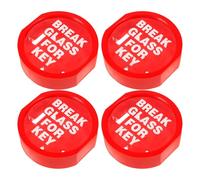 Alipis 4 Pièces Boîte à Clés Murale de Sécurité Urgence avec Couvercle Cassable pour Gestion Clés et Intégration Armoire Extincteur Rangement Compact pour Maison et Locaux Professionnels