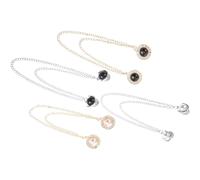 Alipis 4 Pièces Broches en Alliage avec Chaîne Décorative pour Pulls et Cardigans, Clips Élégants Empêchant Regards, pour Amies et Mère