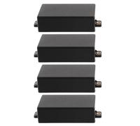 Alipis 4 Pièces Capot de Pick-up Double en Abs Givré avec Oreilles Cuivre | Montage Sûr, Résistance aux Chocs, Finition Mate Anti-traces, pour Pratique Quotidienne et Concerts d Ensemble