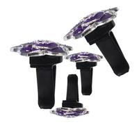 Alipis 4 Pièces Clips de Ventilation Camélia Décorations de Sortie Air pour Voiture Accessoires Intérieurs Chic pour Femmes et Filles Diffuseurs de Parfum Élégants et Créatifs