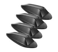 Alipis 4 Pièces Couverture Antenne Aileron de Requin Plastique pour Toit de Voiture Protection Étanche pour Petite Antenne Décoration et Amélioration Extérieure Automobiles Lot de Carbon