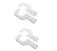 Alipis 4 Pièces Crochet D’échafaudage en Acier pour Planche, Fixation | Antidérapant, Verrouillage D’une Main, Usage Chantier sous Pluie, Compatible Systèmes Modulaires, Argenté