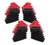 Alipis 4 Pièces Drum Rack Feet Sleeves Plastic Covers Slip Rod Accessories Replacement For Drum Kit And Cymbal Stand