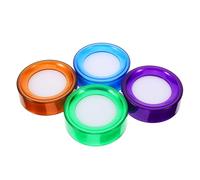 Alipis 4 Pièces Éponge Humidifiante Doigts pour Bureau Comptage Compacte pour Papeterie et Gestion Budget