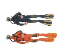 Alipis 4 pièces Figurines de Plongeurs Miniatures Décorations pour Aquarium avec Détails Réalistes Accessoires pour Aménagement sous Marin Jouets Éducatifs pour Accent Créatif Votre