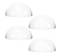 Alipis 4 Pièces Glass Paperweights Transparent Dome Fabric Weights For Sewing Tailoring And Calligraphy Craft