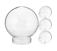 Alipis 4 Pièces Kit de à Neige Vides Verre DIY Globe pour Hiver et Décoration de Maison Globes Remplissables pour Projets