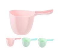 Alipis 4 Pièces Louche à Eau Plastique avec Poignée Ergonomique pour Bain Shampooing et Cuisine Multi-usages Pratique et Confortable Accessoires Domestiques Polyvalents