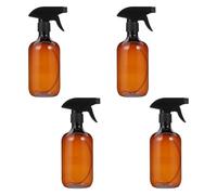 Alipis 4 Pièces Marron Flacon Portable 500ml PET Rechargeable
