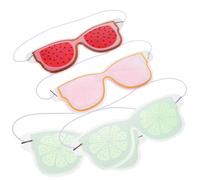 Alipis 4 pièces Masques Oculaires Résistants pour Usage Domestique Sacs Froids et Chauds Portables Accessoires Garçon Fille Motif Fruits Aléatoires