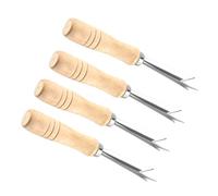 Alipis 4 Pièces Oeil D'éplucheur D'ananas Dissolvant pour Les Yeux à L'ananas Dissolvant De Tige De Fruit Couteau à Enlever Les Yeux à L'ananas Coupeur d'oeil D'ananas en Bois