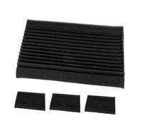 Alipis 4 pièces Panneaux Insonorisants Angle Mousse Haute Densité Absorption Basse Fréquence pour Home Cinéma et Ktv Du Bruit et Isolation Acoustique