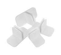 Alipis 4 pièces Pince de Fixation Tiroir Plastique Clip Support pour Séparateur Maintien Stable et Installation Facile Rangement Cuisine et Bureau Organiseur Polyvalent pour Couverts et