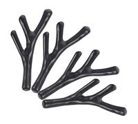 Alipis 4 pièces Poignées Armoire Commode Boutons Forme de Branche Poignée Porte Simple pour Placard Meuble Armoire et Commode Installation Facile et Design Moderne