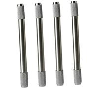 Alipis 4 pièces Prolongateur de Crayon Métal Double Tête Rallongeur Robuste pour Crayons Courts Outil Pratique pour Dessin et Écriture Artistique Portable et Facile à Utiliser