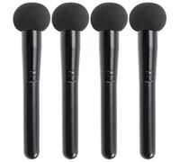 Alipis 4 pièces Puff Maquillage Champignon Éponges Poudre Visage Douces et Légères Brosse Cosmétique Portable pour Fond de Teint Usage Sec et Humide Accessoire Simple et Confortable