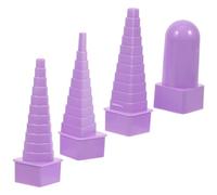 Alipis 4 pièces Quilling Towers Set DIY Quilling Winding Plate Tool For Paper Crafting Versatile Bobbin Tower For Decorative Cards And Packaging