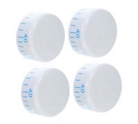 Alipis 4 Pièces Réglable Bouton de de Température Réfrigérateur Thermostat Interrupteur de Remplacement pour Congélateur Glace Capuchon Blanc