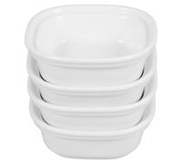 Alipis 4 pièces Set de Céramiques pour Sauce Soja Petits à Sauce pour Apéritifs de Cuisine et Polyvalente Adaptée Aux Repas Quotidiens et Réceptions Réutilisable