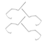 Alipis 4 Pièces Support Gouttière Robuste Fixation Lourde pour Toit Support Métallique pour Évacuation Eau Résistant Aux Fortes Pluies pour Usage Résidentiel et Industriel
