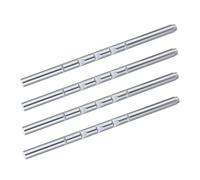 Alipis 4 Pièces Tiges de Support pour Appuie-tête Auto Barres Métalliques Droites pour Remplacement Siège Voiture et Camping Tiges Réglables pour Confort et Maintien Cervical