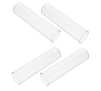 Alipis 4 Pièces Vase Tube à essai Décoration Maison peuplement de Propagation Stand de Propagation de Plantes vases à éprouvette Vase Tubulaire Un Verre Transparent