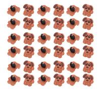 Alipis 40 Décorations pour Crayons en PVC Souple Forme Chiot Pinces à Crayons Amovibles Lot de 40 Pièces pour École et Récompenses Élèves Accessoires Ludiques pour Fournitures