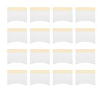 Alipis 40 Disques de Coton Blanc en Coton pour Extensions de Cils, Emballage Portable, Démaquillage Facile, Adaptés aux Soins des Yeux en Voyage