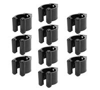 Alipis 40 Pièces Clips de Support Muraux pour Queue de Billard avec Double Fixation pour Queue de Snooker et Porte-Canne à Plastique pour Garage et Salle de Jeux