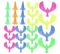 Alipis 40 pièces Lot de Jouets Oiseaux Équilibristes pour Garçon Fille Mini Oiseaux Éducatifs à Équilibrer Doigt Anniversaire et Récompense Scolaire