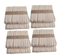 Alipis 400 Bâtonnets de Bois Naturels 93X10X2 MM pour Loisirs Créatifs Bricolage en Bois Bâtonnets de Glace Non Cirés Surface Lisse sans Échardes Adaptés pour Activités Scolaires et