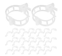 Alipis 400 Clips de Tige en Plastique pour Tomates et Légumes, Fixation Réutilisable, Compatible Large, pour Jardin Potager et Fermes Professionnelles