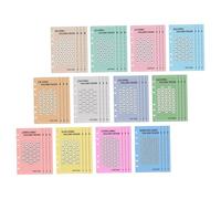 Alipis 48 pièces Enveloppes Épargne Euro Pochettes Budget Suivi Facile des Économies Organisateur Portable pour Défi Jours et Semaines