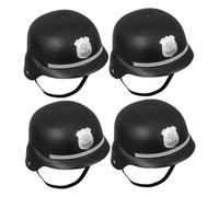 Alipis 4Pcs Party Police Casque Police Déguisement Casque Cosplay Costume Chapeau Flic Chapeau Enfants Cosplay Casquettes Déguisement Enfants Habiller