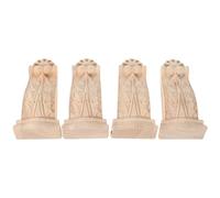 Alipis 4pièces Appliques Murales Sculpté Décoratives pour Meubles Ornements pour Et