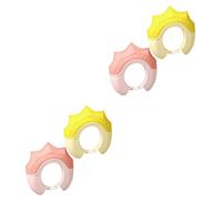 Alipis 4pièces Bonnet De Pour Garçon Fille Chapeau De Bain Étanche Avec Des Yeux Oreilles Ajustable Design Couronne Amusant Pour Garçon Fille Et Tout-petits Éclatant