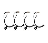 Alipis 4pièces Pince De Fixation De Fond Photographique Lot de Clips Élastiques Réglables pour Vêtements Et Accessoires Résistants Vent Et Non Glissants Idéaux pour Photographie