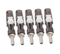 Alipis 5 Ensembles Adaptateur de Gonflage de Pneu Verrouillable Raccord de Tuyau Air Robuste Compatible Voiture et Camion Embout Auto-verrouillant pour Compresseur et Jauge de Pression