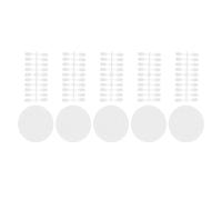 Alipis 5 Ensembles de Supports de Pratique D'ongles Ronds en Plastique Faciles à Peindre pour Usage Personnel ou Salon de Manucure
