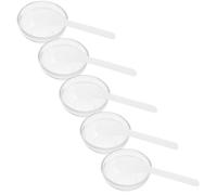 Alipis 5 ensembles Set de Bols Verre Transparent Épais pour Masques Visage DIY Bols Multifonctions pour Mélange Huiles Essentielles Outil de Beauté pour Salon et Usage Domestique