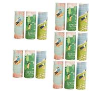 Alipis 5 Ensembles Trousse De Mouchoirs Cylindriques Pour Voiture Serviettes Faciales Légères Et Portables Adaptées Aux Porte Gobelets Pour Maison Et Voyage 3 Pièces * 5
