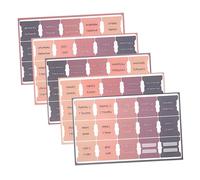 Alipis 5 feuilles Étiquettes Bible Index Papier Autocollants Onglets pour Étude Biblique Femmes Décoratifs et Pratiques pour Référence Rapide