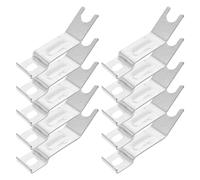 Alipis 5 Paires de Rallonges D'axe pour Stabilisateurs de Vélo Garçon et Filles, Support en Acier Argenté 14 X 3,1 X 1,5 Cm, Kit Boulons D'extension pour Roues Auxiliaires, Accessoires