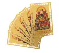 Alipis 5 pièces Carte Chinoise pour Année Serpent Taisui Feng Shui pour Protection Richesse Décor Traditionnel Portable et Pratique