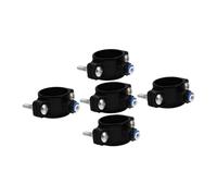 Alipis 5 Pièces Collier de Serrage pour Valve de Siphon Sous Évier Raccord Rapide pour Filtre à Eau Ro Accessoire Noir Automatique Débit Rejets
