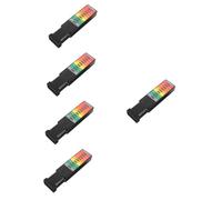 Alipis 5 Pièces Détecteur de Rayonnement Électromagnétique Portable Compteur Emf pour Évaluation des Exposition pour Usage Domestique et Professionnel