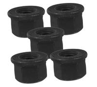 Alipis 5 Pièces Écrous à Bride Acier Lot de Écrous Hexagonaux Auto Bloquants Renforcés pour Fixation Stable et Installation Facile et Polyvalents pour Applications Industrielles