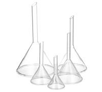 Alipis 5 pièces Entonnoirs Verre Résistants Chaleur pour Laboratoire Outils Analyse Chimique pour Liquides Usage Expériences Scientifiques